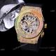 Replica Skeleton Hublot Rainbow Watch Rose Gold 45mm With Brown Leather Strap (7)_th.jpg